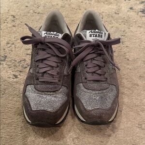 Atlantic Stars Gray and Black Sneakers